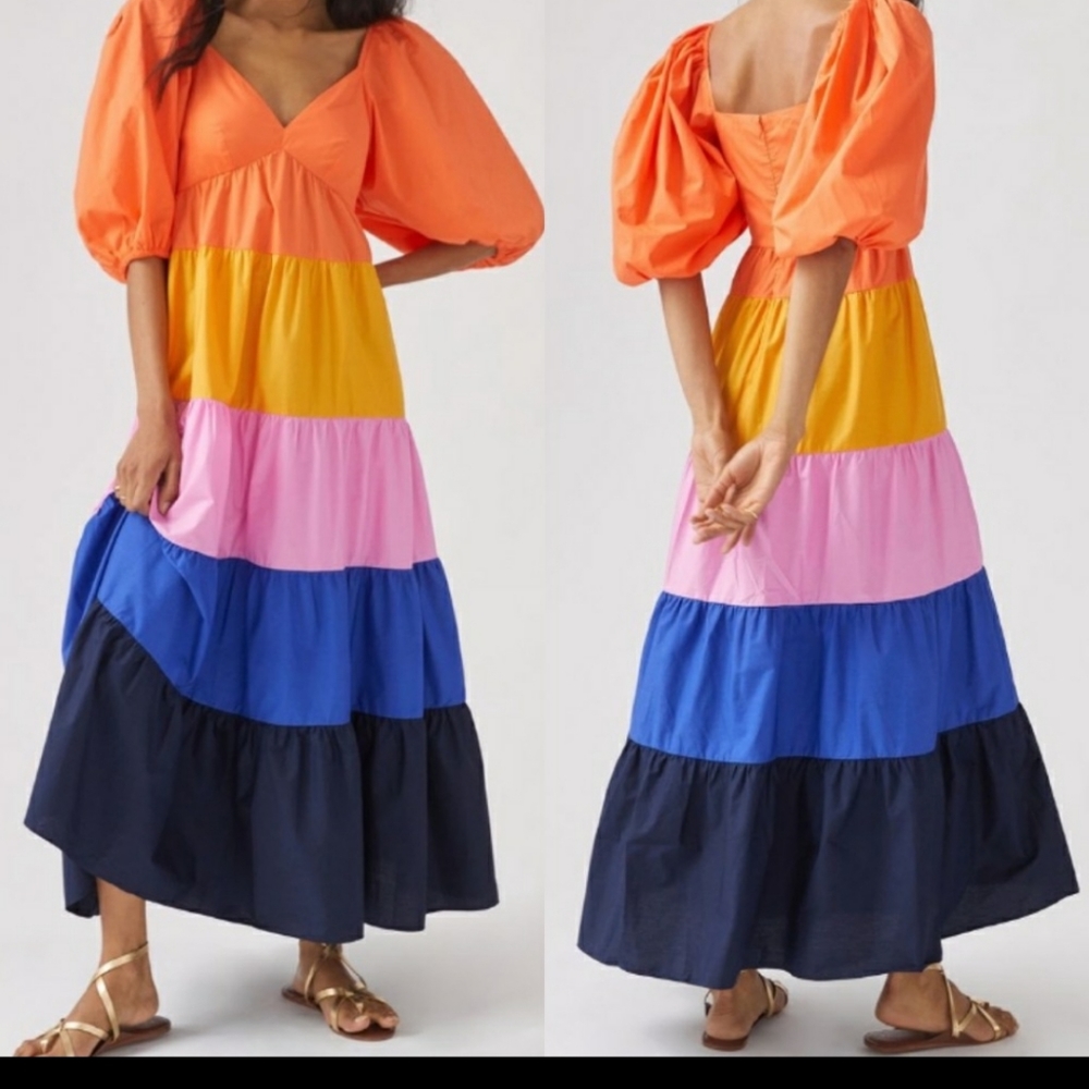 Nwt Anthropologie Farm Rio Maxi Dress